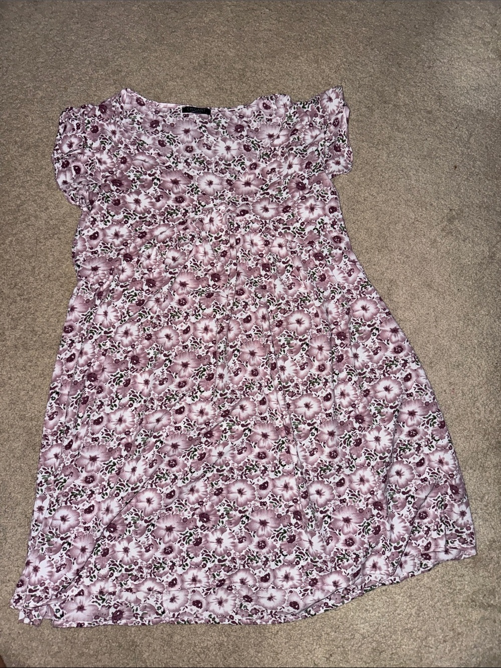 Gant Mauve Floral Casual Dress